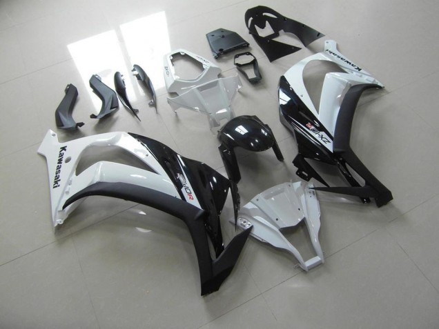 Discount 2011-2015 White Black Kawasaki ZX10R Motorbike Fairings UK Discount 2011-2015 White Black Kawasaki ZX10R Motorbike Fairings UK