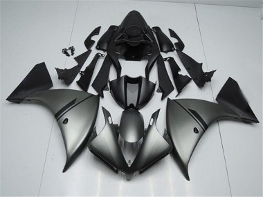 Discount 2012-2014 Matte Grey Black Yamaha YZF R1 Replacement Fairings UK