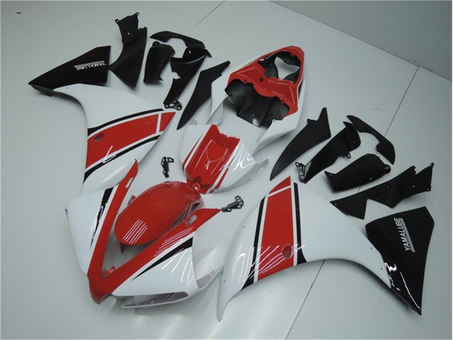 Discount 2012-2014 White Red Black Yamaha YZF R1 Motorcylce Fairings UK Discount 2012-2014 White Red Black Yamaha YZF R1 Motorcylce Fairings UK