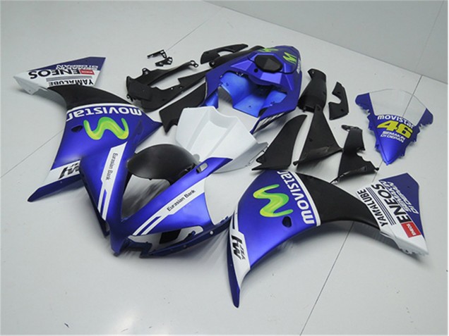 Discount 2012-2014 Blue White Black Yamaha YZF R1 Motorcycle Replacement Fairings UK Discount 2012-2014 Blue White Black Yamaha YZF R1 Motorcycle Replacement Fairings UK