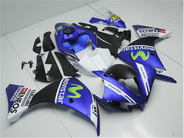 Discount 2012-2014 Blue White Black Yamaha YZF R1 Motorcycle Replacement Fairings UK Discount 2012-2014 Blue White Black Yamaha YZF R1 Motorcycle Replacement Fairings UK