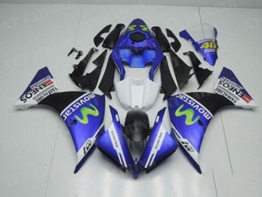 Discount 2012-2014 Blue White Black Yamaha YZF R1 Motorcycle Replacement Fairings UK