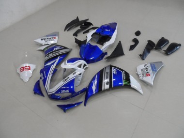 Discount 2012-2014 Blue White Yamaha YZF R1 Bike Fairing UK