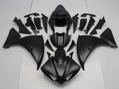Discount 2012-2014 Matte Black Yamaha YZF R1 Replacement Motorcycle Fairings UK