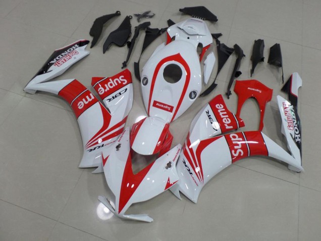 Discount 2012-2016 Red and White Supreme Honda CBR1000RR Motorbike Fairing UK Discount 2012-2016 Red and White Supreme Honda CBR1000RR Motorbike Fairing UK