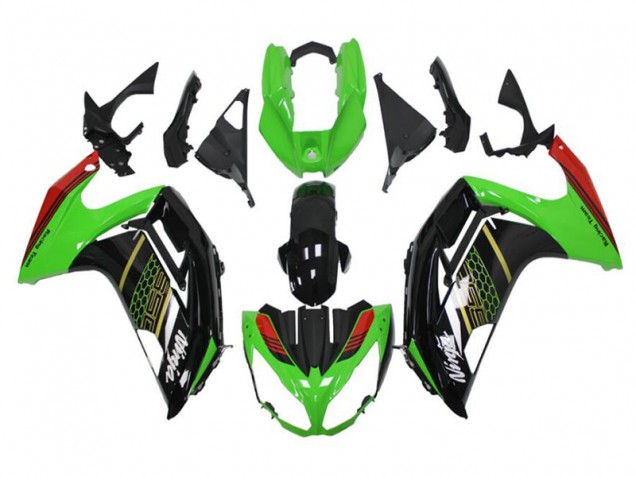 Discount 2012-2016 Green Black Kawasaki EX650 Motorbike Fairing UK Discount 2012-2016 Green Black Kawasaki EX650 Motorbike Fairing UK