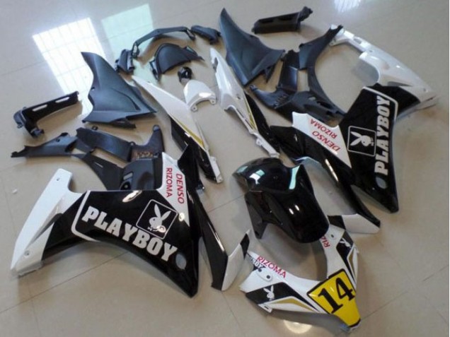 Discount 2013-2015 Black Playboy 14 Honda CBR500RR Motorbike Fairing UK Discount 2013-2015 Black Playboy 14 Honda CBR500RR Motorbike Fairing UK