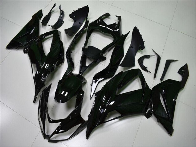 Discount 2013-2018 Glossy Black Kawasaki ZX6R Motorcycle Fairings Kit UK Discount 2013-2018 Glossy Black Kawasaki ZX6R Motorcycle Fairings Kit UK