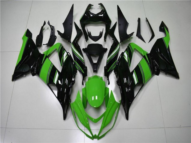Discount 2013-2018 Green Black Kawasaki ZX6R Motorcycle Fairings UK Discount 2013-2018 Green Black Kawasaki ZX6R Motorcycle Fairings UK
