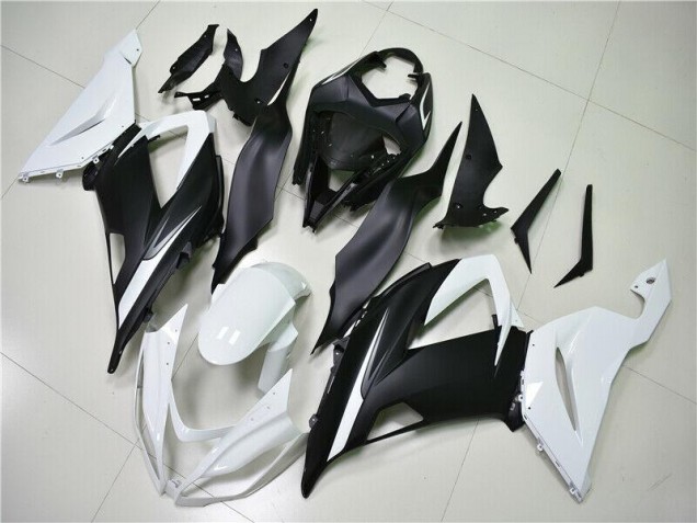 Discount 2013-2018 White Black Kawasaki ZX6R Motorbike Fairings UK Discount 2013-2018 White Black Kawasaki ZX6R Motorbike Fairings UK