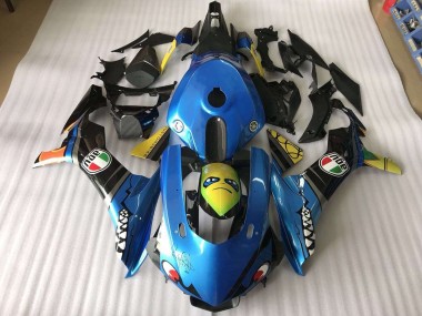 Discount 2015-2019 Blue Shark Yamaha YZF R1 Motorbike Fairing UK