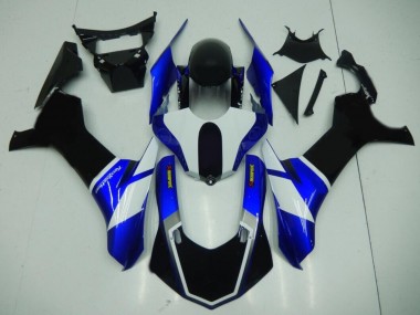 Discount 2015-2019 Black Blue Yamaha YZF R1 Motorcycle Fairings Kits UK