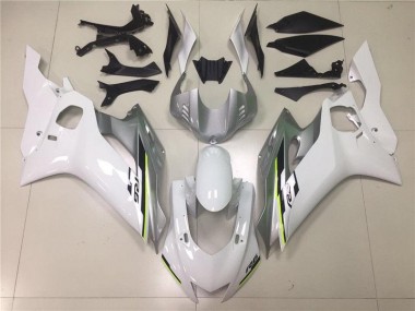 Discount 2017-2021 White Silver Yamaha YZF R6 Motorcycle Fairing Kits UK
