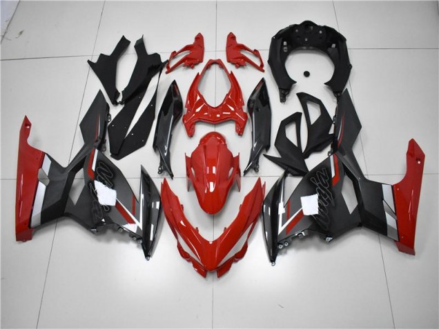 Discount 2018-2023 Red Black Kawasaki EX400 Motorcycle Fairing Kit UK Discount 2018-2023 Red Black Kawasaki EX400 Motorcycle Fairing Kit UK