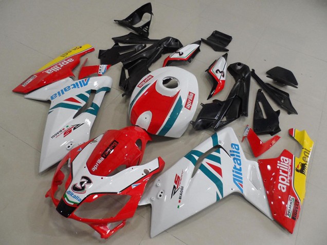 Discount 2006-2011 White Red Green Aprilia RS125 Bike Fairing UK Discount 2006-2011 White Red Green Aprilia RS125 Bike Fairing UK