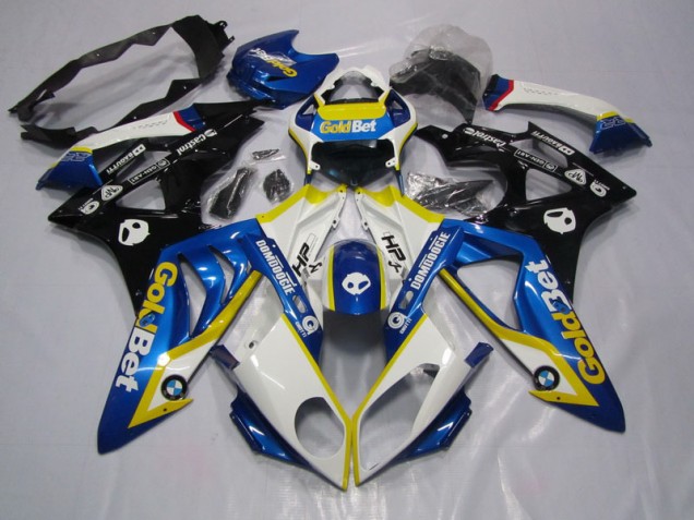 Discount 2009-2014 Blue White GoldBet BMW S1000RR Motorcycle Replacement Fairings UK Discount 2009-2014 Blue White GoldBet BMW S1000RR Motorcycle Replacement Fairings UK