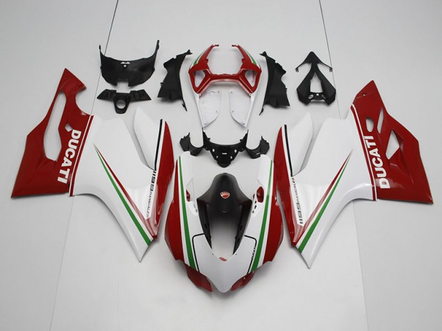 Discount 2011-2014 White Red Ducati 1199 Motor Bike Fairings UK Discount 2011-2014 White Red Ducati 1199 Motor Bike Fairings UK