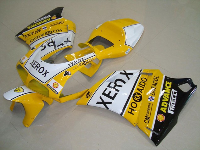 Discount 1993-2005 Yellow White Xerox Ducati 748 916 996 996S Replacement Motorcycle Fairings UK Discount 1993-2005 Yellow White Xerox Ducati 748 916 996 996S Replacement Motorcycle Fairings UK