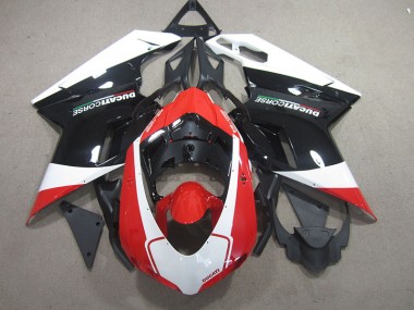 Discount 2007-2014 Black Red White Ducati 848 Motorcylce Fairings UK