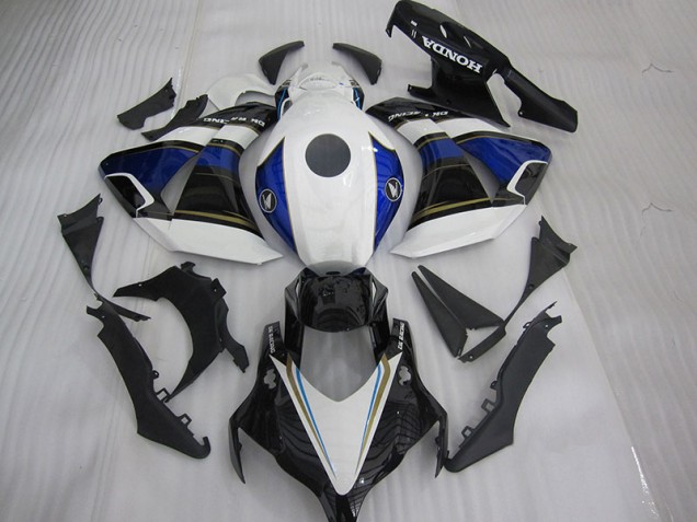 Discount 2004-2005 Black White Blue Honda CBR1000RR Motorcycle Fairings Kit UK Discount 2004-2005 Black White Blue Honda CBR1000RR Motorcycle Fairings Kit UK