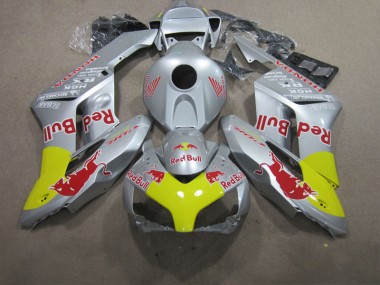 Discount 2004-2005 Silver Red Bull Honda CBR1000RR Motorcylce Fairings UK