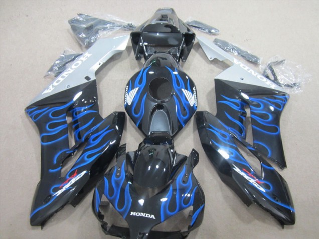 Discount 2004-2005 Black Blue Flame Honda CBR1000RR Motorcycle Fairing UK Discount 2004-2005 Black Blue Flame Honda CBR1000RR Motorcycle Fairing UK