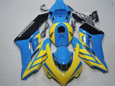 Discount 2004-2005 Blue Yellow Honda CBR1000RR Motorcycle Fairing Kits UK