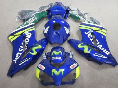 Discount 2004-2005 Blue Movistar Castrol Honda CBR1000RR Motorbike Fairing UK