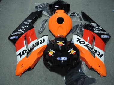 Discount 2004-2005 Black Orange Repsol Honda CBR1000RR Motor Bike Fairings UK