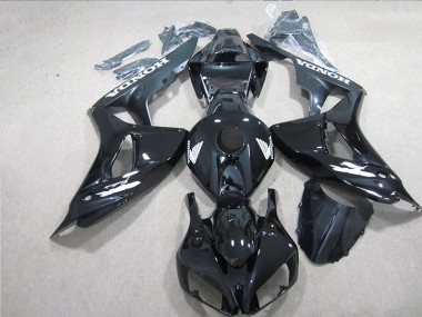 Discount 2006-2007 Black White Decal Honda CBR1000RR Motorcycle Fairing Kits UK