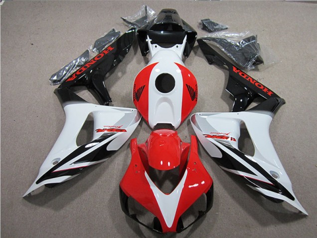 Discount 2006-2007 Black White Red Fireblade Honda CBR1000RR Motorcycle Fairings Kits UK Discount 2006-2007 Black White Red Fireblade Honda CBR1000RR Motorcycle Fairings Kits UK