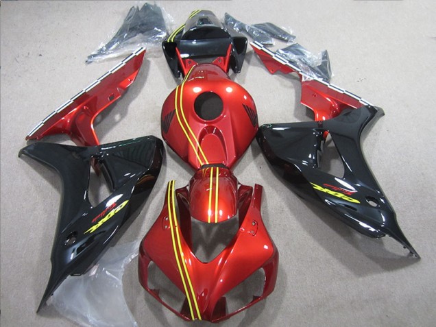 Discount 2006-2007 Black Red Yellow Honda CBR1000RR Motorcycle Replacement Fairings UK Discount 2006-2007 Black Red Yellow Honda CBR1000RR Motorcycle Replacement Fairings UK