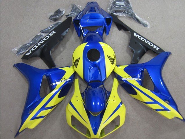 Discount 2006-2007 Blue Yellow Honda CBR1000RR Replacement Fairings UK Discount 2006-2007 Blue Yellow Honda CBR1000RR Replacement Fairings UK