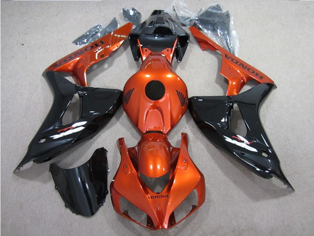Discount 2006-2007 Black Orange Honda CBR1000RR Motorcycle Fairings Kit UK Discount 2006-2007 Black Orange Honda CBR1000RR Motorcycle Fairings Kit UK