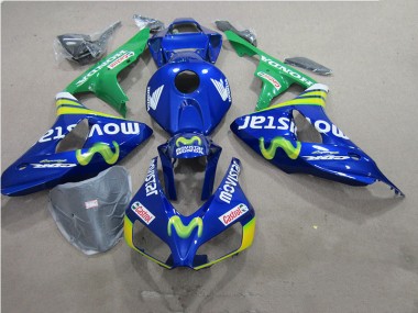 Discount 2006-2007 Blue Movistar Castrol Honda CBR1000RR Motorbike Fairings UK