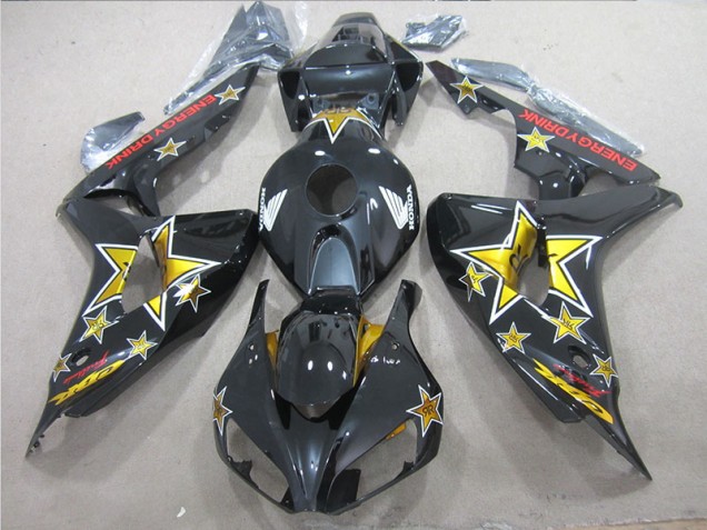 Discount 2006-2007 Black Yellow ENERGY DRINK Honda CBR1000RR Bike Fairing UK Discount 2006-2007 Black Yellow ENERGY DRINK Honda CBR1000RR Bike Fairing UK