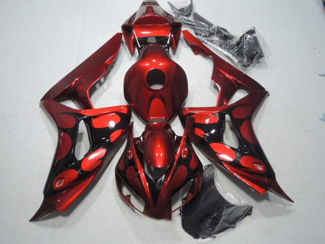Discount 2006-2007 Red Black Honda CBR1000RR Bike Fairing Kit UK Discount 2006-2007 Red Black Honda CBR1000RR Bike Fairing Kit UK