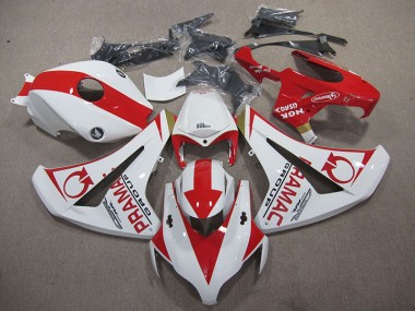 Discount 2008-2011 White Red PRAMAC Honda CBR1000RR Bike Fairing UK