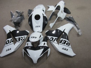 Discount 2008-2011 Black White Repsol Honda CBR1000RR Replacement Motorcycle Fairings UK