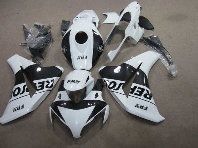Discount 2008-2011 Black White Repsol Honda CBR1000RR Replacement Motorcycle Fairings UK Discount 2008-2011 Black White Repsol Honda CBR1000RR Replacement Motorcycle Fairings UK