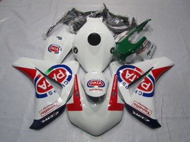 Discount 2008-2011 White Red PATA Honda CBR1000RR Bike Fairing Kit UK