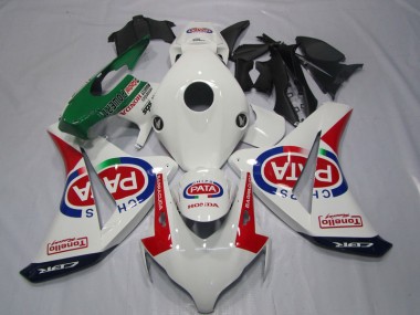 Discount 2008-2011 White Red PATA Honda CBR1000RR Motor Fairings UK