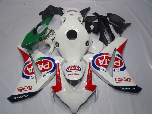 Discount 2008-2011 White Red PATA Honda CBR1000RR Motor Fairings UK Discount 2008-2011 White Red PATA Honda CBR1000RR Motor Fairings UK