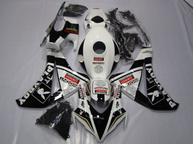 Discount 2008-2011 Black White Denso Playboy Honda CBR1000RR Motorcycle Fairing Kits UK