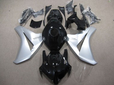 Discount 2008-2011 Black Silver Fireblade Honda CBR1000RR Motorbike Fairing Kits UK