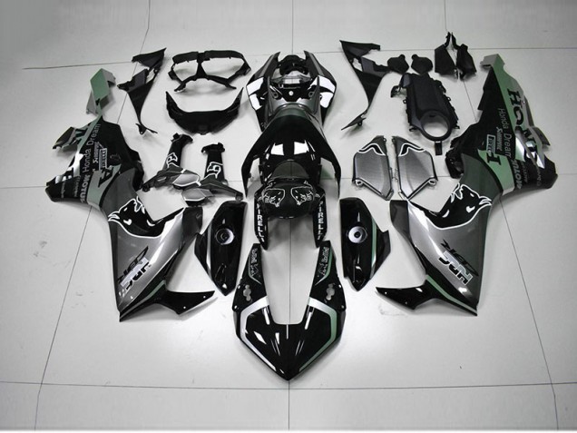 Discount 2017-2020 Black Silver HRC Honda CBR1000RR Bike Fairings UK Discount 2017-2020 Black Silver HRC Honda CBR1000RR Bike Fairings UK