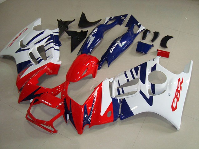 Discount 1995-1998 White Red Blue Honda CBR600 F3 Motorcycle Replacement Fairings UK