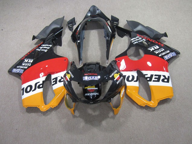 Discount 1999-2000 Red Black Repsol Honda CBR600 F4 Moto Fairings UK Discount 1999-2000 Red Black Repsol Honda CBR600 F4 Moto Fairings UK