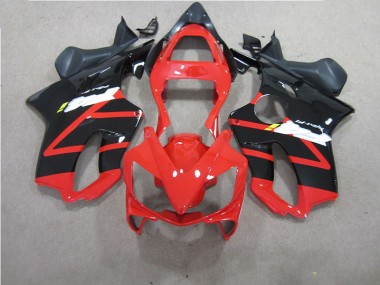 Discount 2001-2003 Red Black Honda CBR600 F4i Motorbike Fairing Kits UK