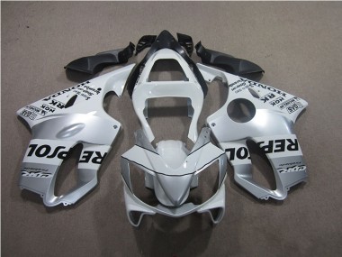 Discount 2001-2003 Silver Repsol Honda CBR600 F4i Motor Fairings UK